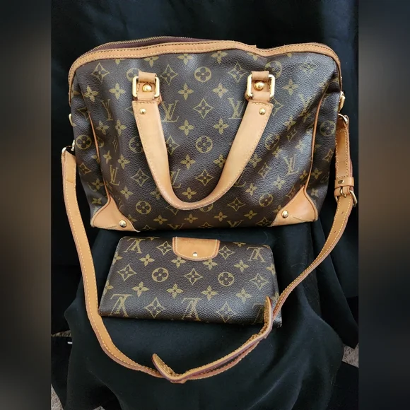 Louis Vuitton retiro pm Brown Monogram Shoulder Bag and Wallet - Picture 2 of 11